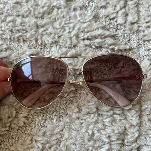 Marc Jacobs Gold Frame Aviator Sunglasses